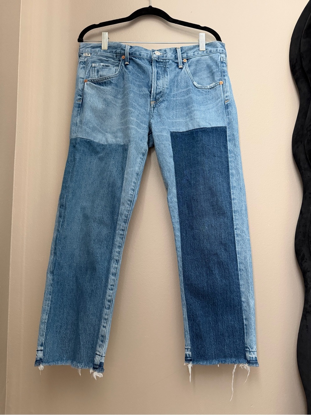 Citizens of Humanity Premium Vintage Emerson Slim Boyfriend Patchwork Jeans 28